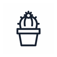 Cactus Flower SVG icon — floral