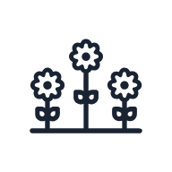Flower Garden SVG icon — floral