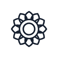 Flower Mandala SVG icon — floral