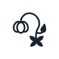 Pumpkin Vine SVG icon — floral