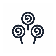 Rolled Flowers SVG icon — floral