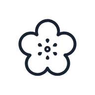 Sakura Flower SVG icon — floral