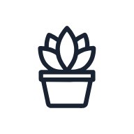 Succulent SVG icon — floral