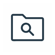 Folder With Search Icon SVG icon — ui