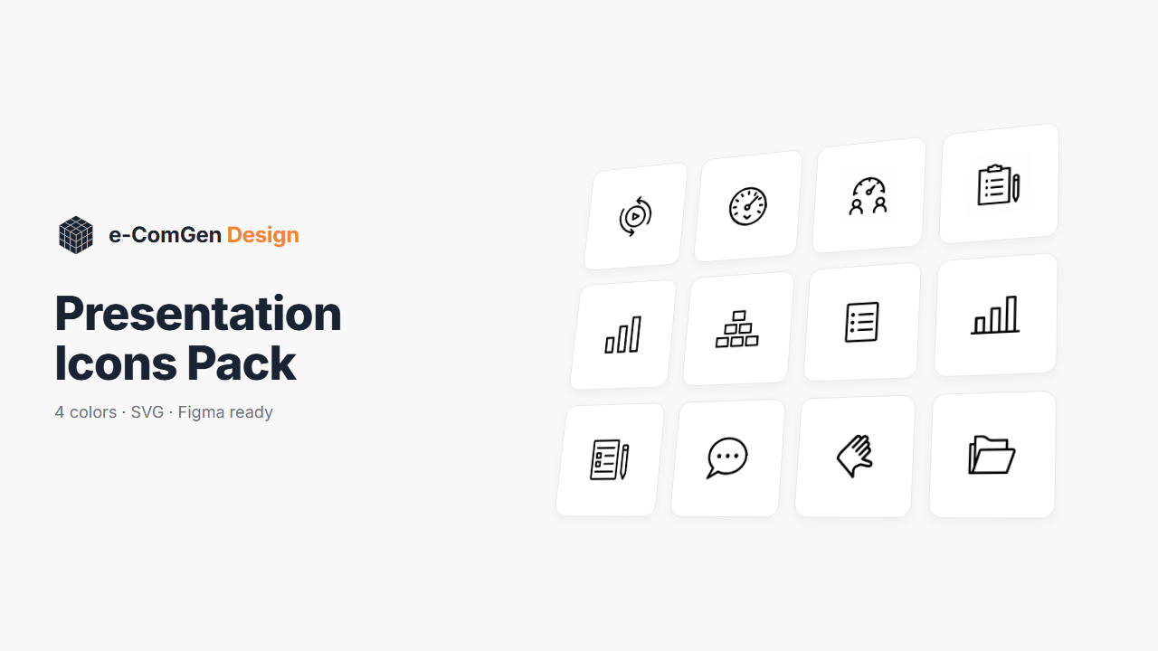 45 Presentation Icons — SVG Pack for PowerPoint & Keynote
