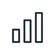 Chart Bar SVG icon — presentation