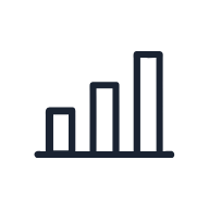 Data Visualization Chart SVG icon — presentation
