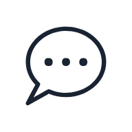 Feedback Speech Bubble SVG icon — presentation