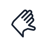 Hand Gesture SVG icon — presentation