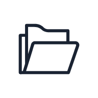 Handout Folder SVG icon — presentation