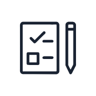 Interactive Poll Icon SVG icon — presentation