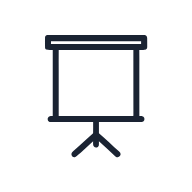 Presentation Flipchart Stand SVG icon — presentation