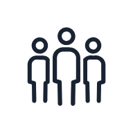 User Group Silhouette SVG icon — productivity