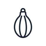 Butternut Squash SVG icon — food